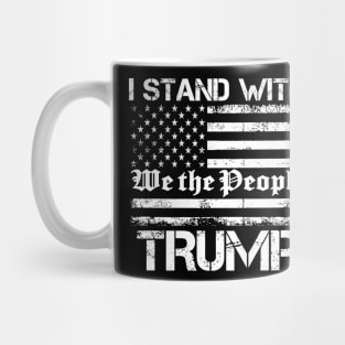 I stand with trump Mug